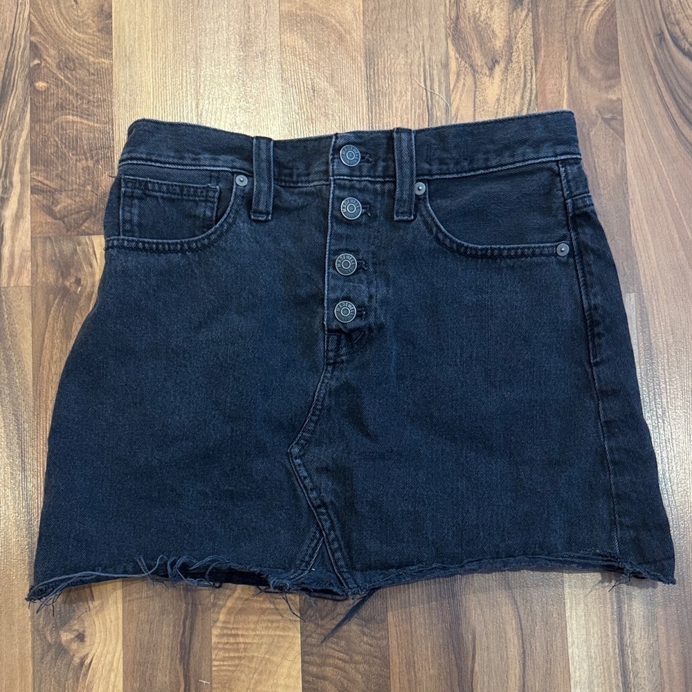 Madewell Dark Denim Skirt